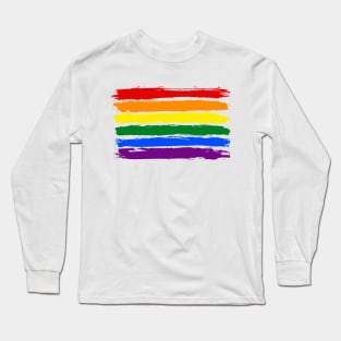 RAINBOW STRIPES Long Sleeve T-Shirt